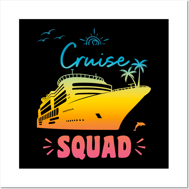 Cruise Squad Wall Art by Xtian Dela ✅